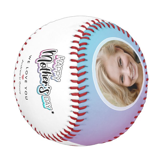 Balle De Baseball Meilleure maman jamais (Angle)