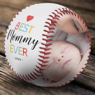 Balle De Baseball Meilleure photo cadeau de maman Ever Baseball