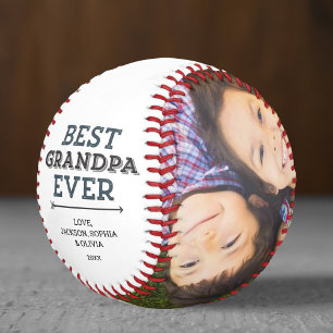 Balle De Baseball Meilleures Flèches Grand-Père Toujours Personnalis