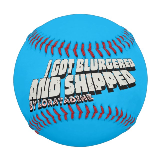 Balle De Baseball Mikitiez espace dolly crâne chips hamburger french (Devant)