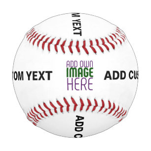 BALLE DE BASEBALL MODÈLE DE TEXTE D'IMAGE BLANCHE SIMPLE MODERNE