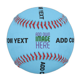BALLE DE BASEBALL MODÈLE DE TEXTE D'IMAGE BLEU SKY SWAG MODERNE MODI