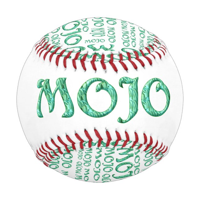 Balle De Baseball Mojo green magic basball (Devant)