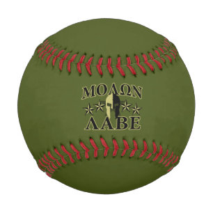 Balle De Baseball Molon Labe Casque spartiate 5 étoiles