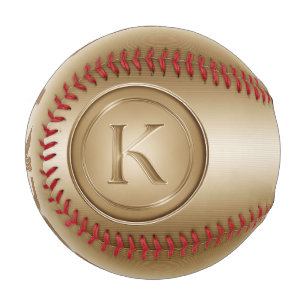Balle De Baseball Monogramme "Lettre K"