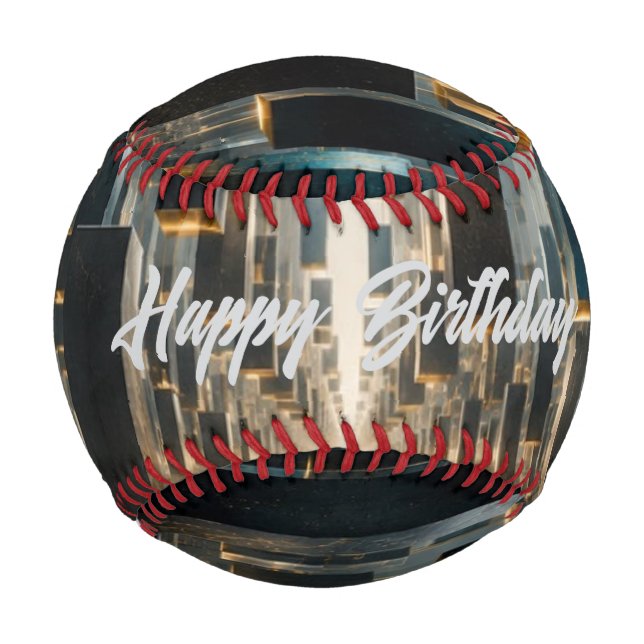 Balle De Baseball Monolithe flottant infini  (Devant)