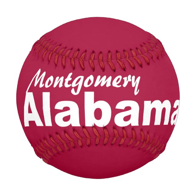 Balle De Baseball Montgomery, Alabama Baseball (Devant)