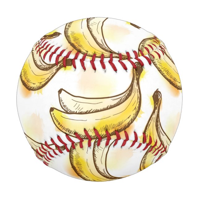 Balle De Baseball Motif à la banane (Dos)