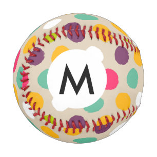 Balle De Baseball Motif à pois