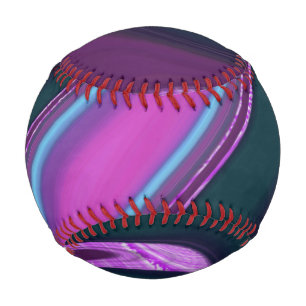 Balle De Baseball motif abstrait marbré