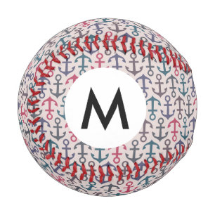 Balle De Baseball Motif Ancre
