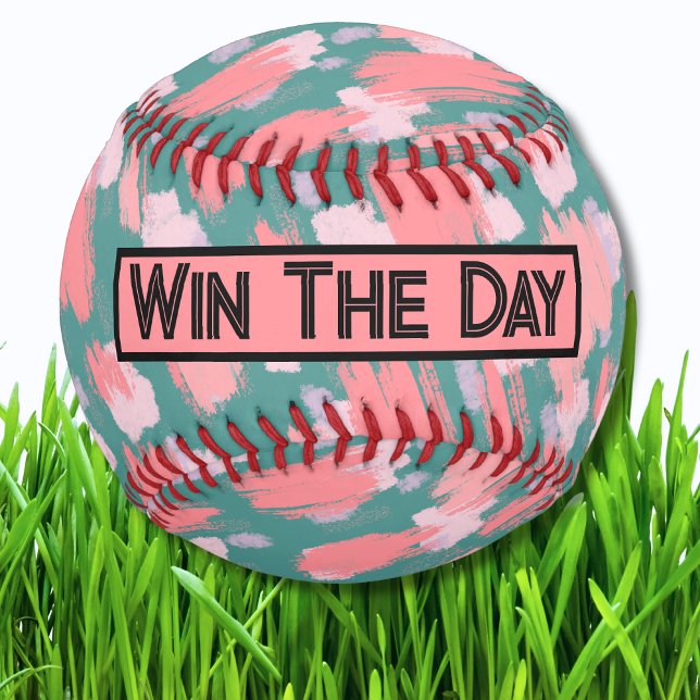 Balle De Baseball Motif coloré (Inspirational Colorful Brushstrokes Pattern Baseball )