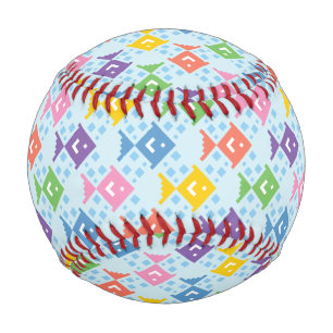 Balle De Baseball Motif coloré de poissons de l'océan