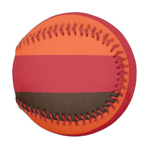 Balle De Baseball motif couleur Vintage les années 70 rétro 3 bandes