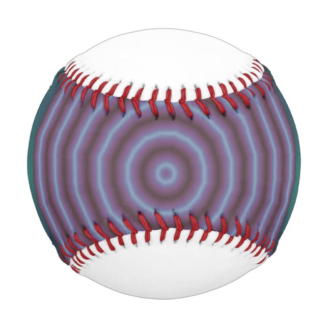 Balle De Baseball Motif de cible avec nom (Devant)