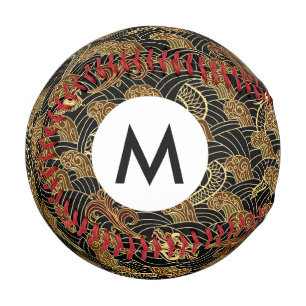 Balle De Baseball Motif de dragon de mer Oriental