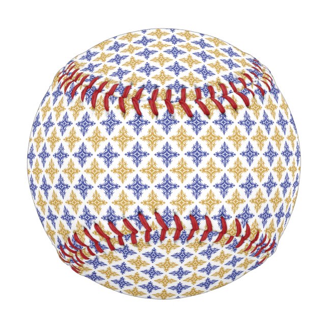 Balle De Baseball Motif de fleurs (Devant)