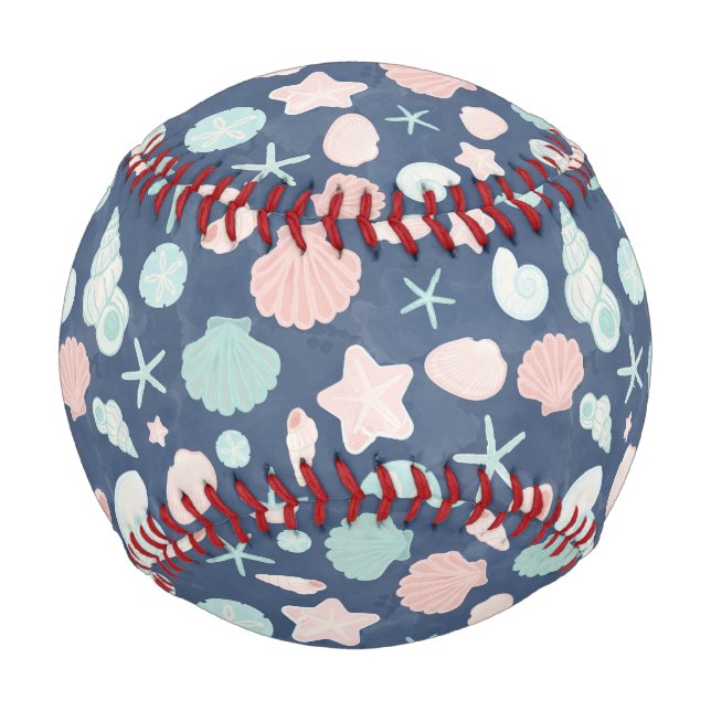 Balle De Baseball motif des coquillages (Devant)