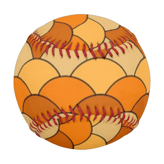BALLE DE BASEBALL MOTIF EN FORME D'OEUF (Devant)