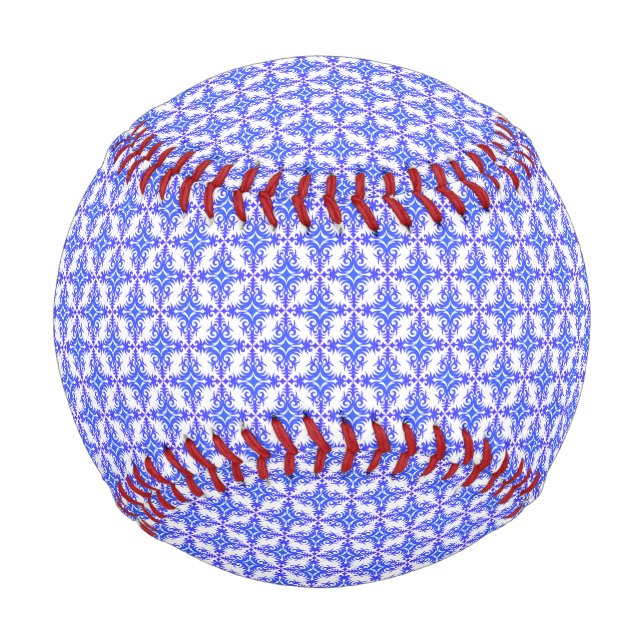 Balle De Baseball Motif Floral Design (Devant)