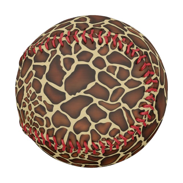 Balle De Baseball Motif Giraffe (Devant Droite)