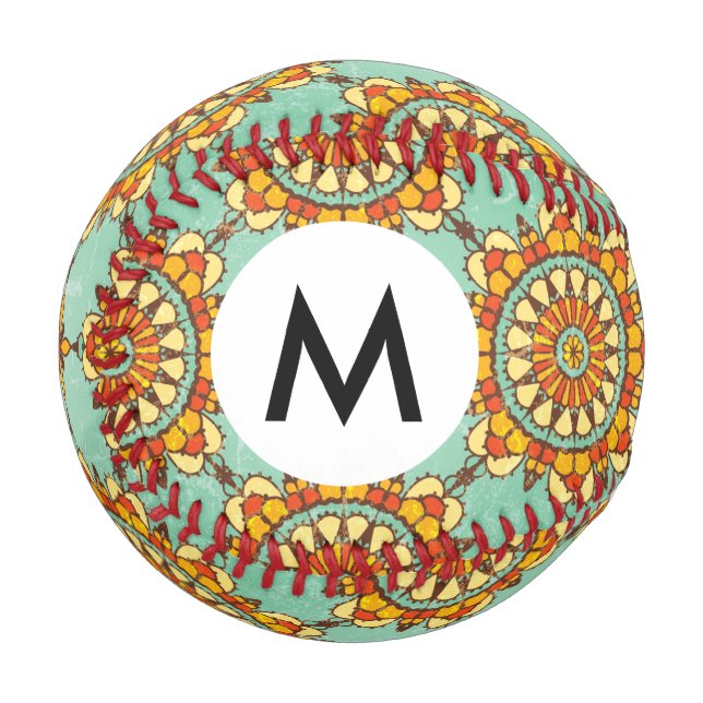 Balle De Baseball Motif ornemental (Devant Gauche)