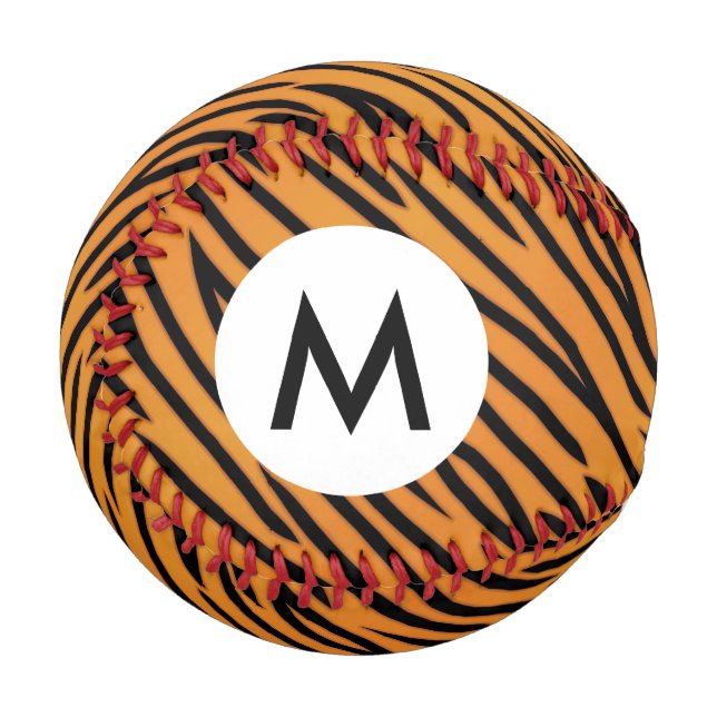 Balle De Baseball Motif Tiger Stripe (Devant Gauche)