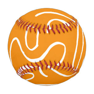 Balle De Baseball Motif Vibre Abstraite