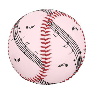 Balle De Baseball Musique de clef de sol climax rose
