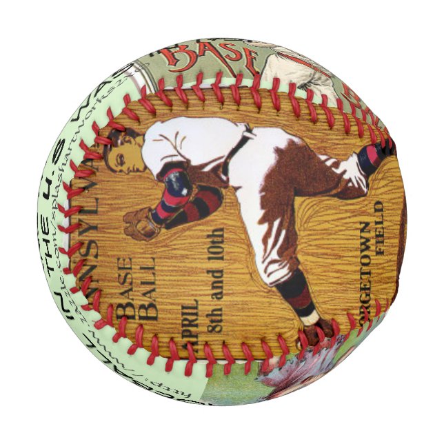 Balle De Baseball "Neuf Gains" (Dos Droite)
