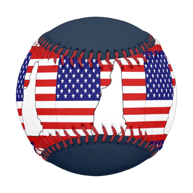 Balle De Baseball New Hampshire (Devant)