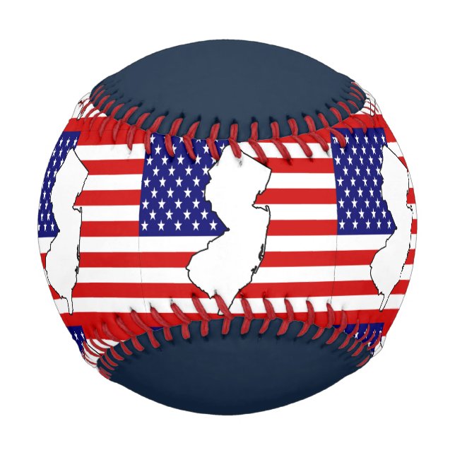 Balle De Baseball New Jersey (Devant)