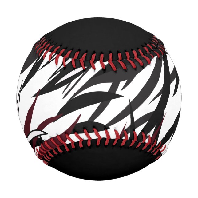 Balle De Baseball Noir plumé /Garnet/ Bal blanc (Devant)