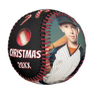 Balle De Baseball Nom de Joyeux Noël MVP de Santa 2 Photos 