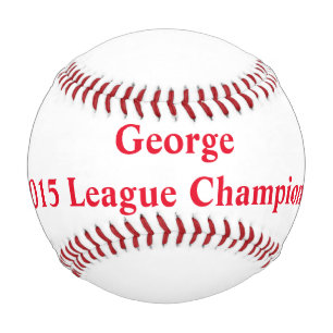 Balle De Baseball Nom d'équipe personnalisé Équipe de baseball Champ