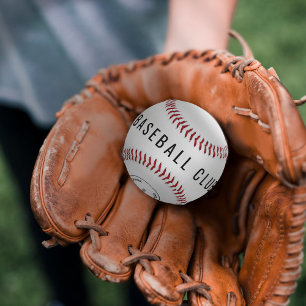 Balle De Baseball Nom et logo du club de baseball simple personnalis