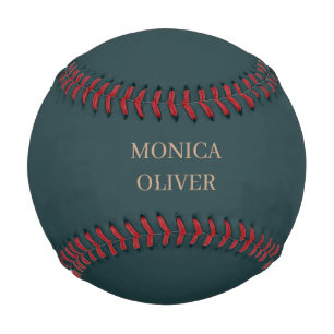 Balle De Baseball Nom personnalisé moderne professionnel minimaliste