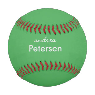 Balle De Baseball Nom personnalisé tendance moderne minimaliste