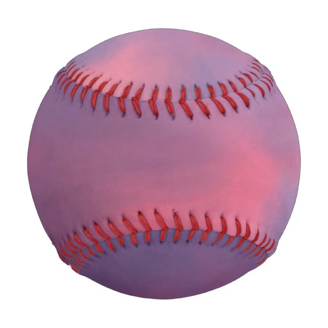 Balle De Baseball Nuages roses bleus (Dos)
