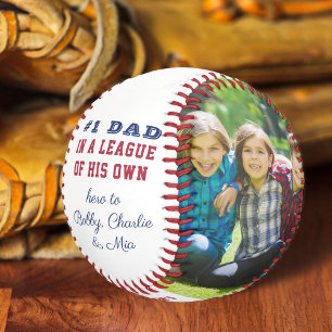 Balle De Baseball Numéro 1 Devis papa personnalisé 2 photo personnal