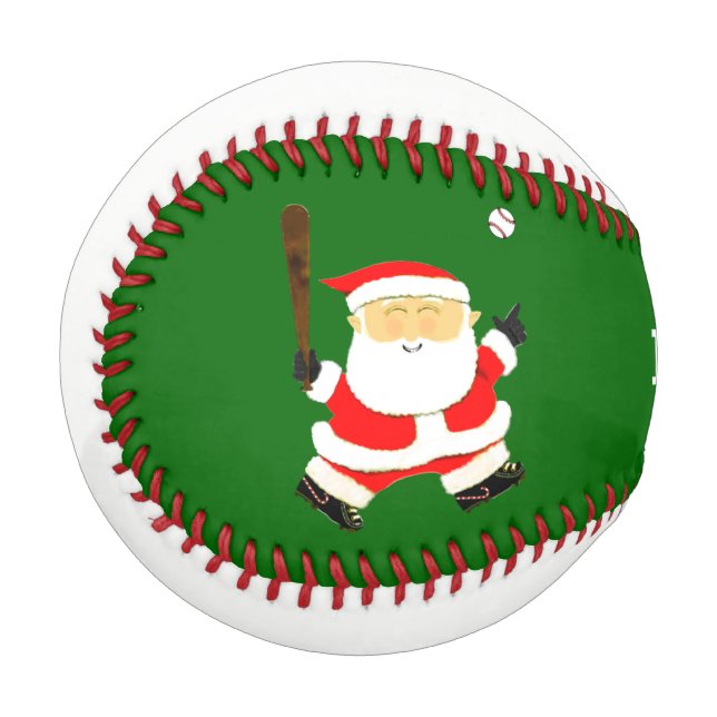 Balle De Baseball Objet de collection de Noël de baseball (Devant Gauche)