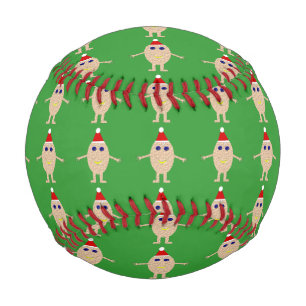 Balle De Baseball Œuf de Noël drôle de baseball