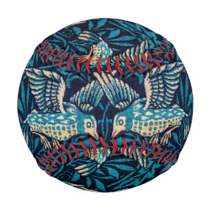Balle De Baseball Oiseaux (Motif animal Vintage) (par William Morris