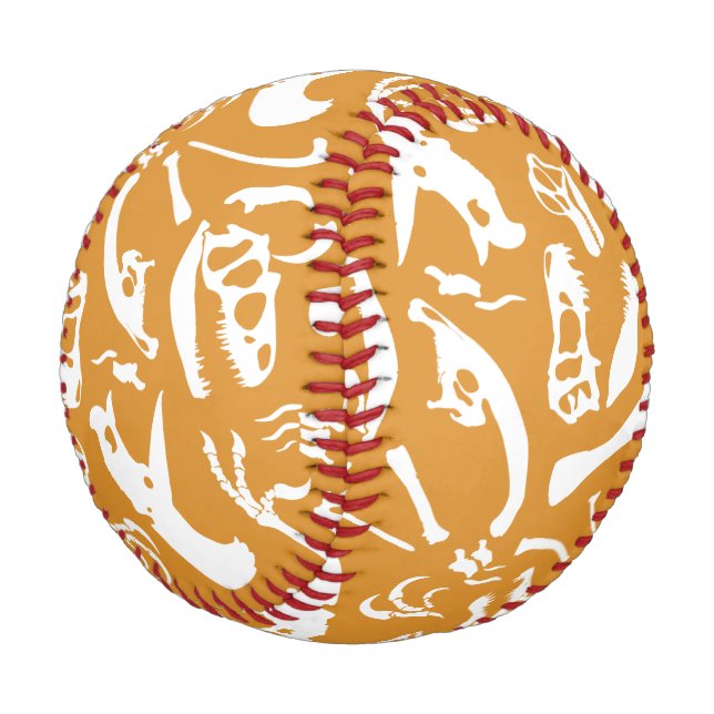 Balle De Baseball Os Dinosaures (Or) (Angle)