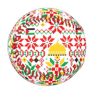 Balle De Baseball Palestine Tatreez Broderie traditionnelle
