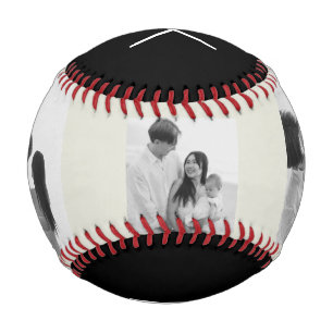 Balle De Baseball Papa a établi trois photos