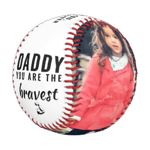 Balle De Baseball Papa tu es la Fête des Pères la plus courageuse 2