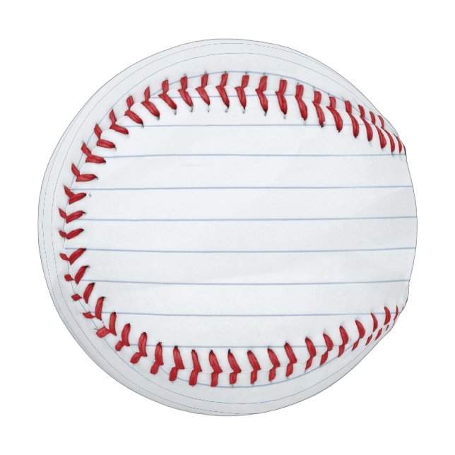 Balle De Baseball Papier à revêtement (Dos Droite)