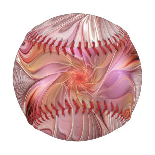 Balle De Baseball Papillon Abstrait coloré Imaginaire Fractal Art