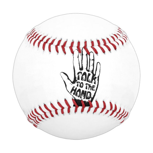 Balle De Baseball Parler À La Main (Devant)